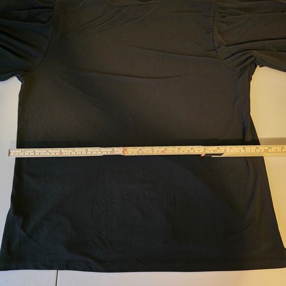 Eloquii Mock Neck Sweater Women's 14/16 Black Third Quarter Sleeve - Picture 11 of 15